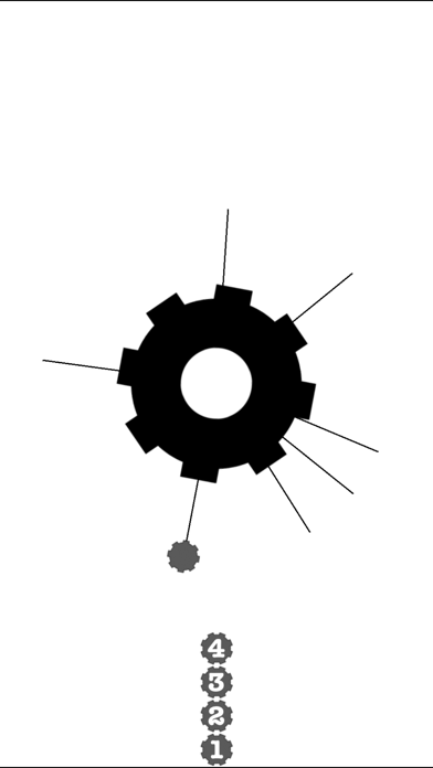 How to cancel & delete Cogwheels BW : black & white rotating gear wheel from iphone & ipad 3