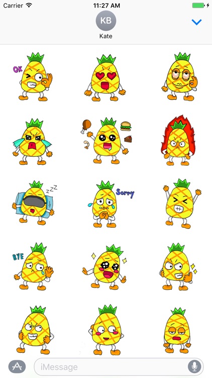 Devil Pine - Cutest pineapple stickers