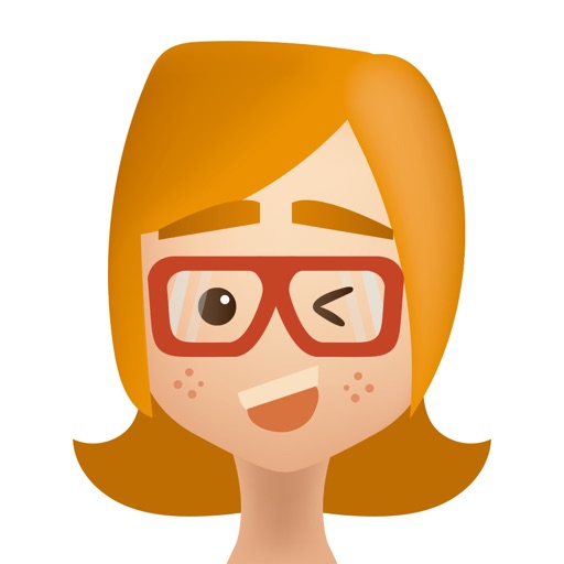 Redhead Girl With Glasses Sticker Pack By Victor Verdu