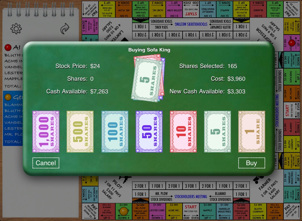 Stock Market Board Game screenshot 3