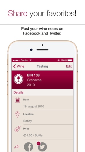 Wine Notes - Rate, Track and Share Your Wine(圖4)-速報App