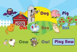 Game screenshot Three letters animal word game for kid apk