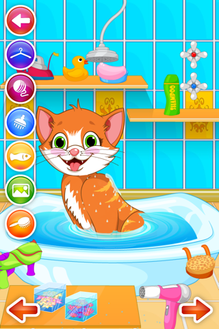 Kitten Adventure - Kids Pet Makeover Spa Games screenshot 3