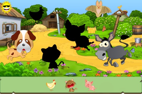 Farm Animal Shape Puzzle - Educational Learning Games For Kids In Preschool & Toddlers Free screenshot 2