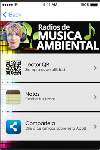 Radios de Música Ambiental screenshot 2