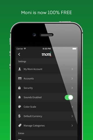 Track spending and manage personal finances with Moni (checkbook) screenshot 2