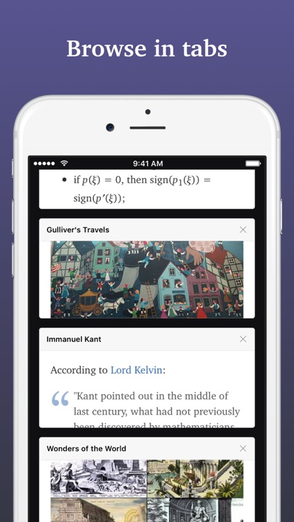 Wonder: Browser for Wikipedia