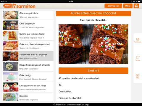 Marmiton screenshot 2