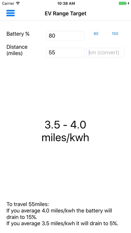 Ev Range Target