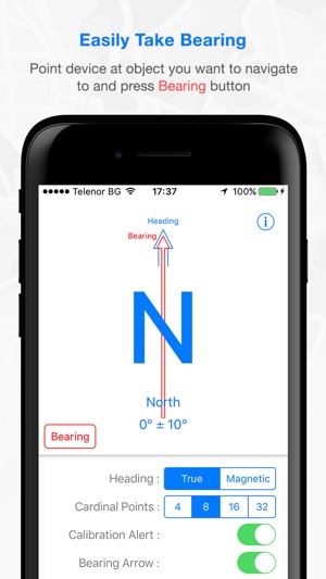 Compass Guru - Digital Heading & Bearing(圖5)-速報App