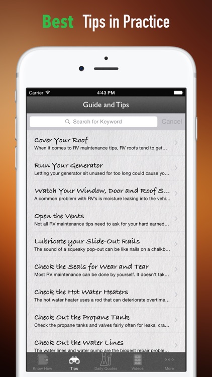RV Repair Maintenance Guide:Tips and Tutorial screenshot-3