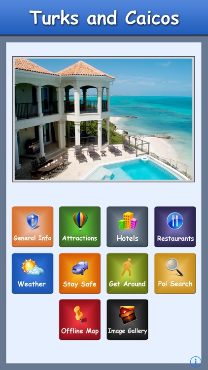 Turks and Caicos Offline Map Travel Guide