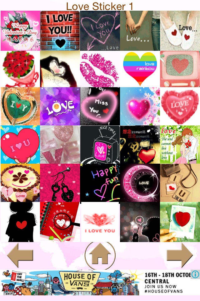 Valentines Day, Love Stickers, Emoji Art, Wallpaper screenshot 2