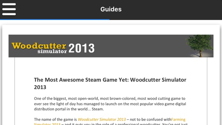 Mega Game - Woodcutter Simulator 2013 Version