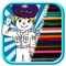 Coloring Book Cratf Police Game For Kids Version