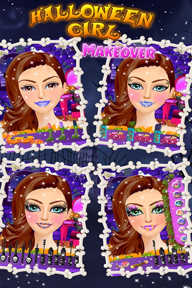 Halloween Makeover Salon Girls Games screenshot 3