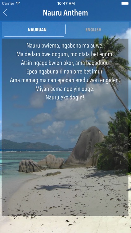 Nauru National Anthem screenshot-3