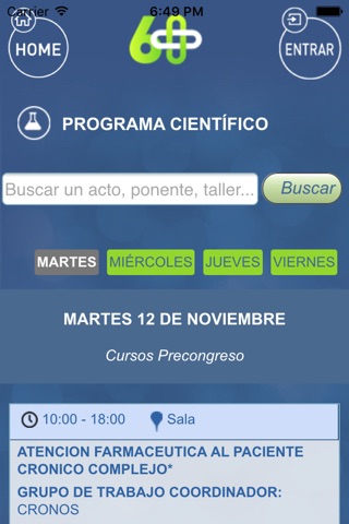 SEFH CONGRESOS screenshot 3