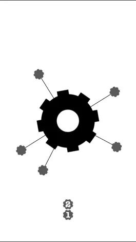 Game screenshot Cogwheels BW : black & white rotating gear wheel apk