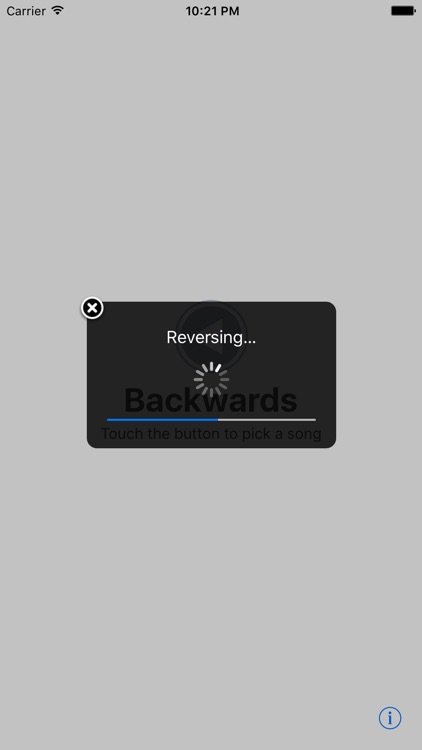Backwards - Play songs in reverse