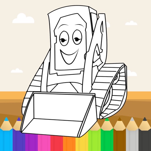 Truck Coloring Book - Learning Vehicle Construction for Kids