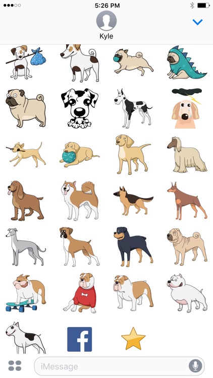 Chat Dogs: Puppy Stickers for iMessage Texting