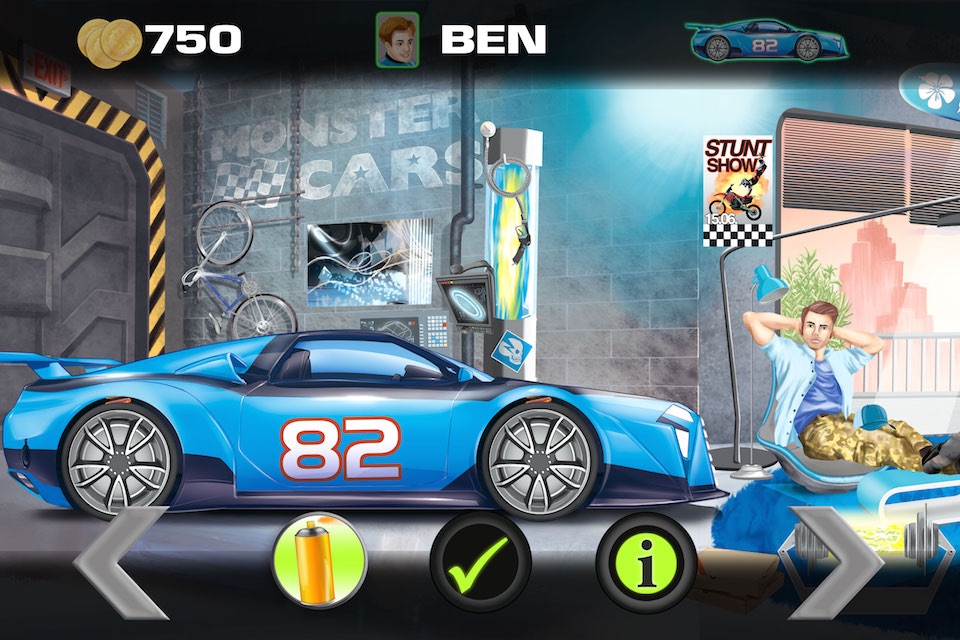 Monster Cars Racing by Depesche screenshot 2