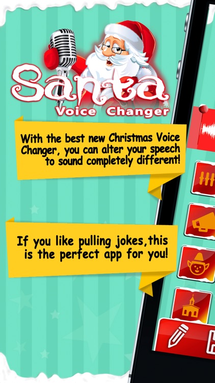 Santa Claus Voice Changer Christmas Sound Booth