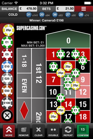 SuperCasino - Play live roulette & games for cash screenshot 2
