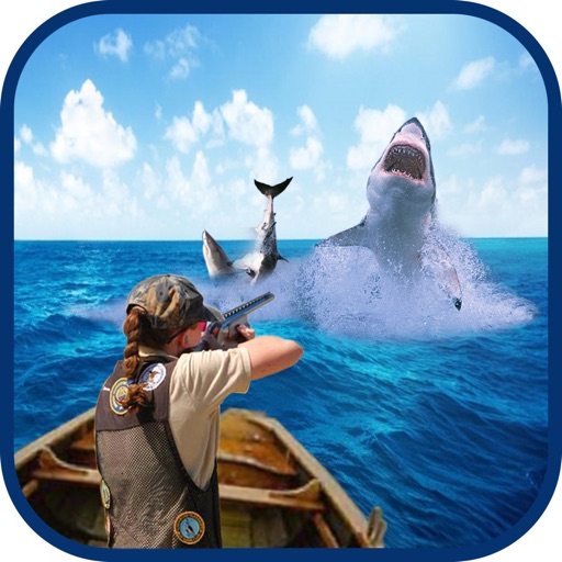 Angry Shark Shooter Icon