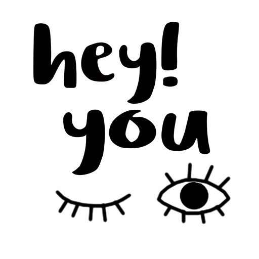 Hey! You Stickers icon