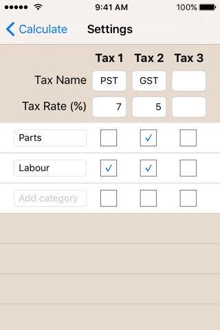 Simple Tax screenshot 2