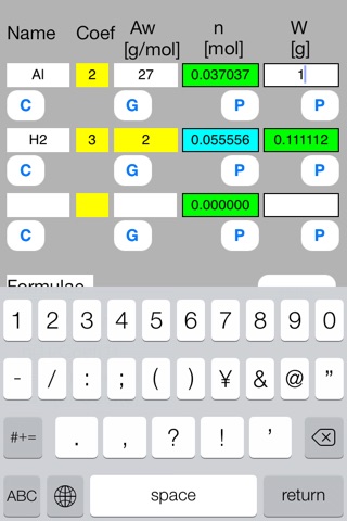 Mol Calculator mini screenshot 4