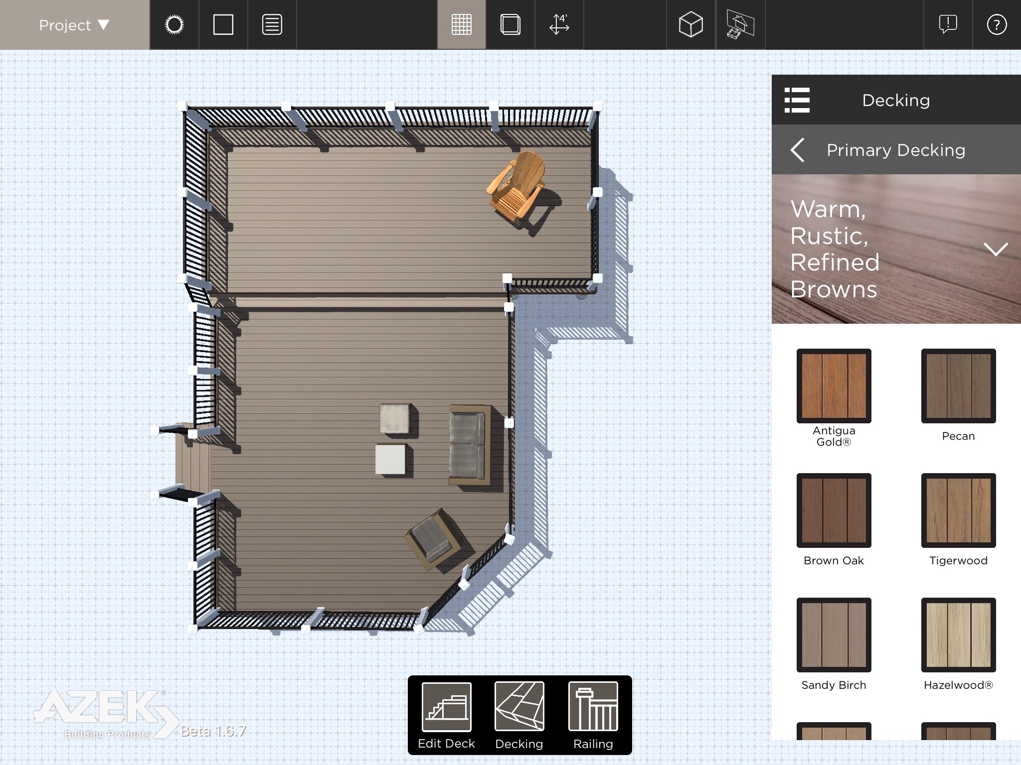 AZEK Deck Designer screenshot 3