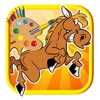 My Horse Cutie Coloring Page Game Free For Kids