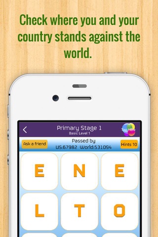 Doctorate:Word Brain Puzzles with Educational Theme and World League Ranking screenshot 2