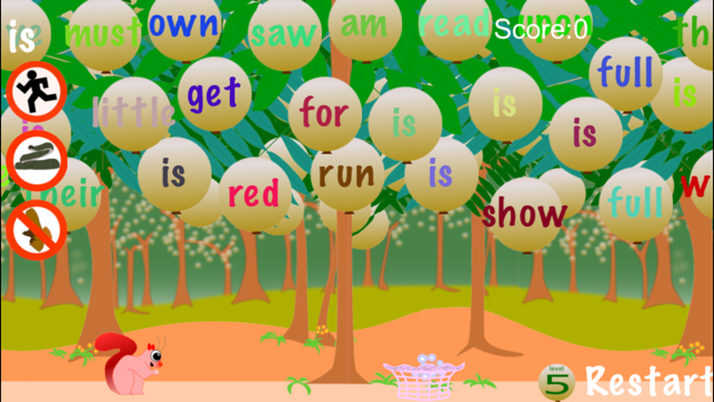 Squirrel Sight Words(圖2)-速報App