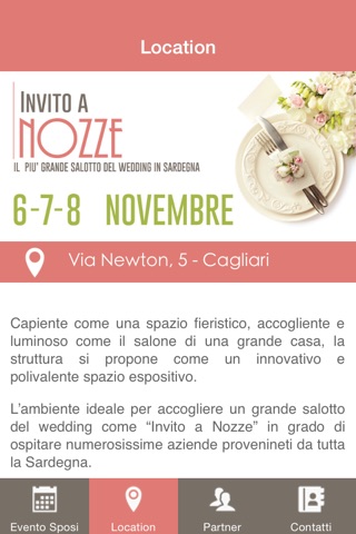 Invito a Nozze - Il più grande salotto del wedding in Sardegna screenshot 2