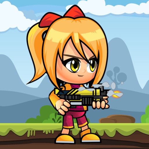 Warrior Blonde Girl icon