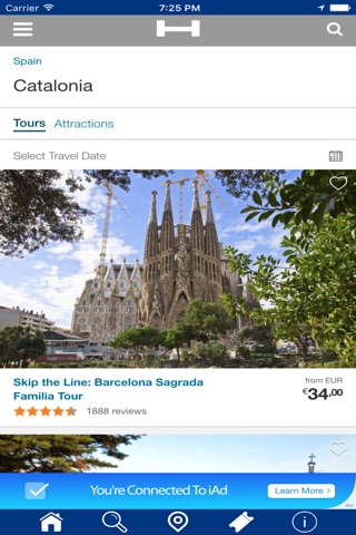 Catalonia Hotels + Compare and Booking Hotel for Tonight with map and travel tour screenshot 2