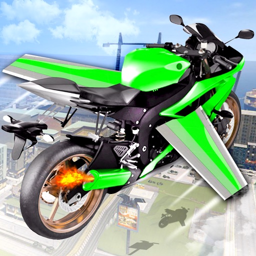 A Flying Motorcycle Simulator - Motor Bike flight iOS App