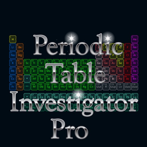 Periodic Table Investigator Pro iOS App