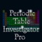 The Periodic Table Investigator Pro is your tool for investigating properties of elements and trends as a function of those properties