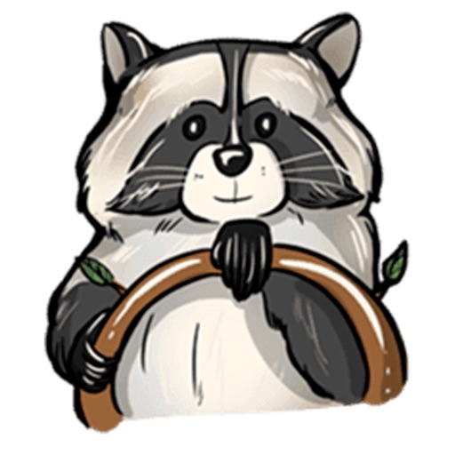 Cool Raccoon ► Animal Stickers icon