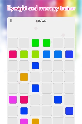 Shades Memory - find and match the colour pairs screenshot 3