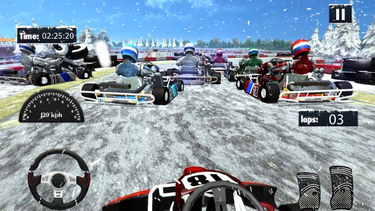 Buggy Nitro Race Snow Rally-Extreme Kart Racing screenshot-4