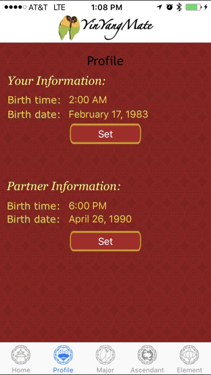 YinYangMate - Partner chinese astrology