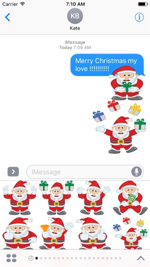 Merry Christmas Stickers for iMessage