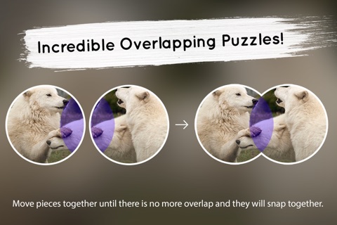 Venn Wolves: Overlapping Jigsaw Puzzles screenshot 2
