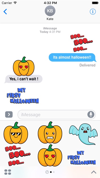Spooky Halloween Stickers Pack for iMessage